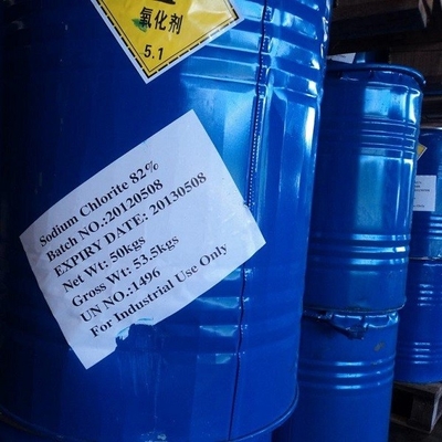 Het Blekenagent Sodium Chlorite 82% CAS van de papierpulp 7758 19 2 ClNaO2